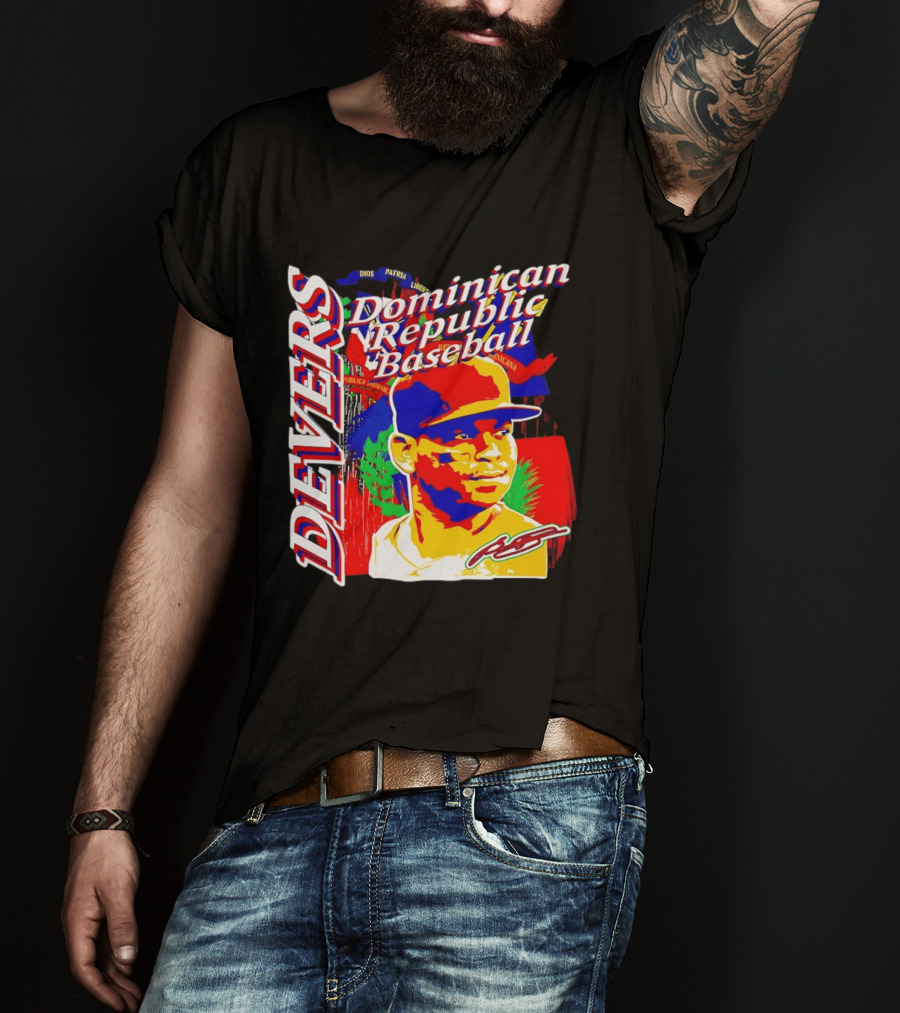 Rafael Devers Dominican Republic Baseball Boston Red Sox T-Shirt