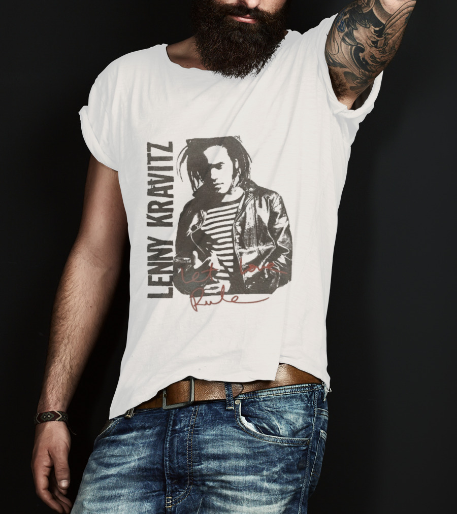 Lenny Kravitz Let Love Rule High Contrast T-Shirt