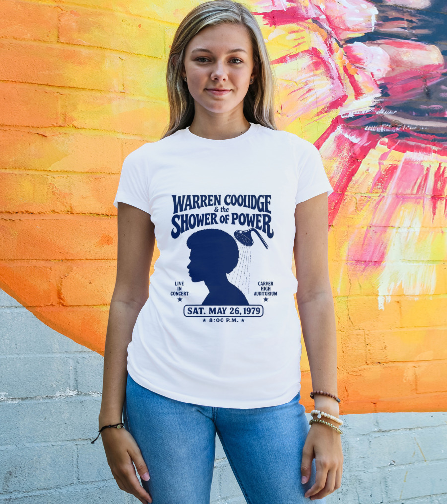 Warren Coolidge & The Shower Of Power Live In Concert Carver High Auditorium Sat May 26 1979 8:00 P.M. T-Shirt