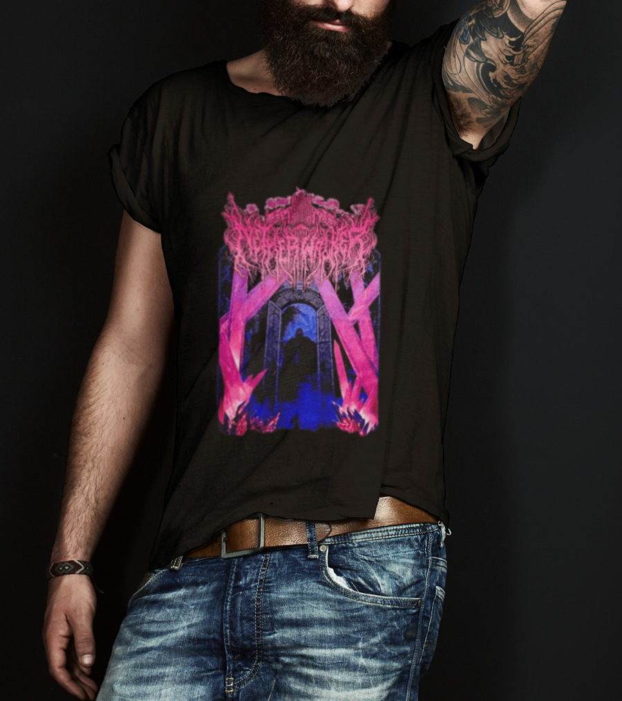 Netherwalker Crystal Knight Gothic Fantasy Portal Enigma T-Shirt