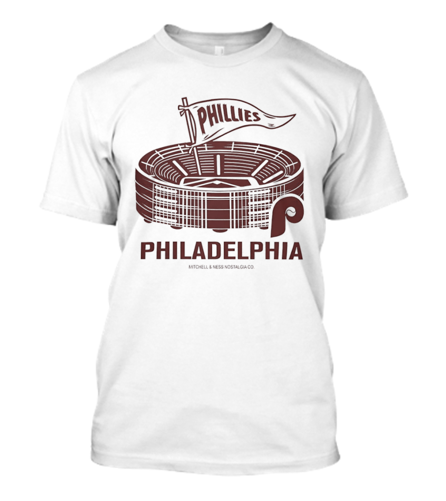 Philadelphia Phillies Stadium Pennant Retro Baseball Fan T-Shirt