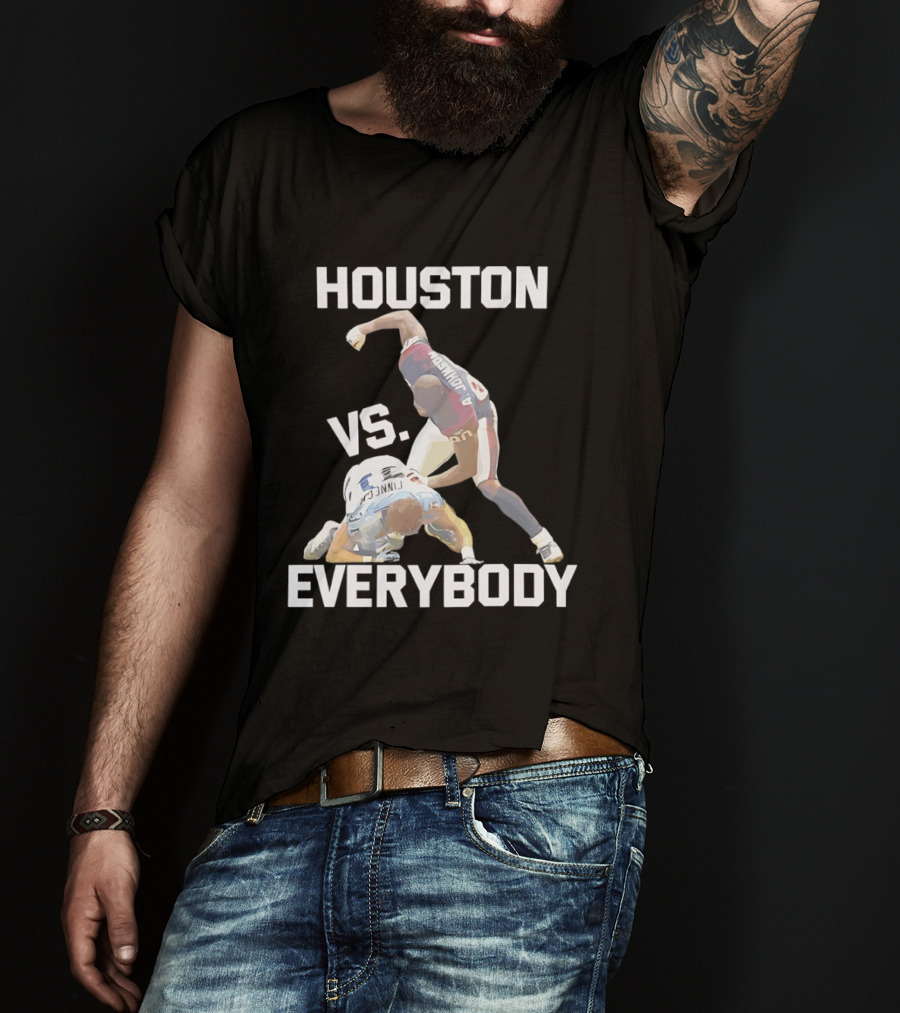 Houston Andre Johnson Vs Cortland Finnegan Everybody Texans Football Rivalry T-Shirt