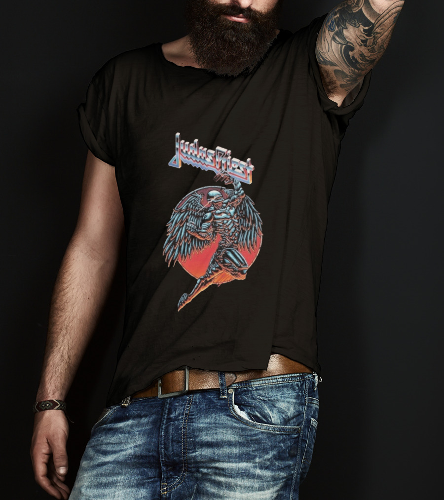 Judas Priest Redeemer Angel Wings Iconic Band T-Shirt