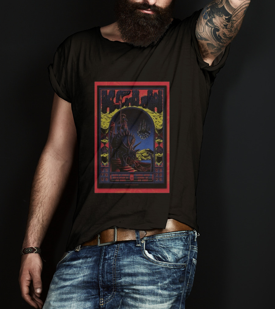 King Gizzard & The Lizard Wizard US Tour 2026 KDHH T-Shirt