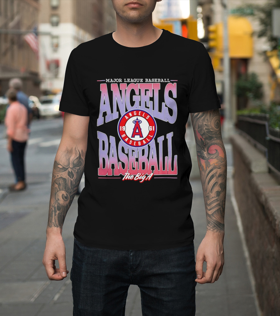 Los Angeles Angels Baseball The Big A 1961 Major League Angels T-Shirt