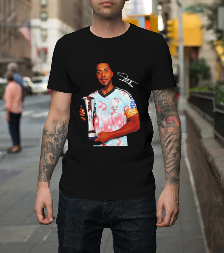 Youri Tielemans Belgium Football Unites The World Trophy Winning Moment T-Shirt