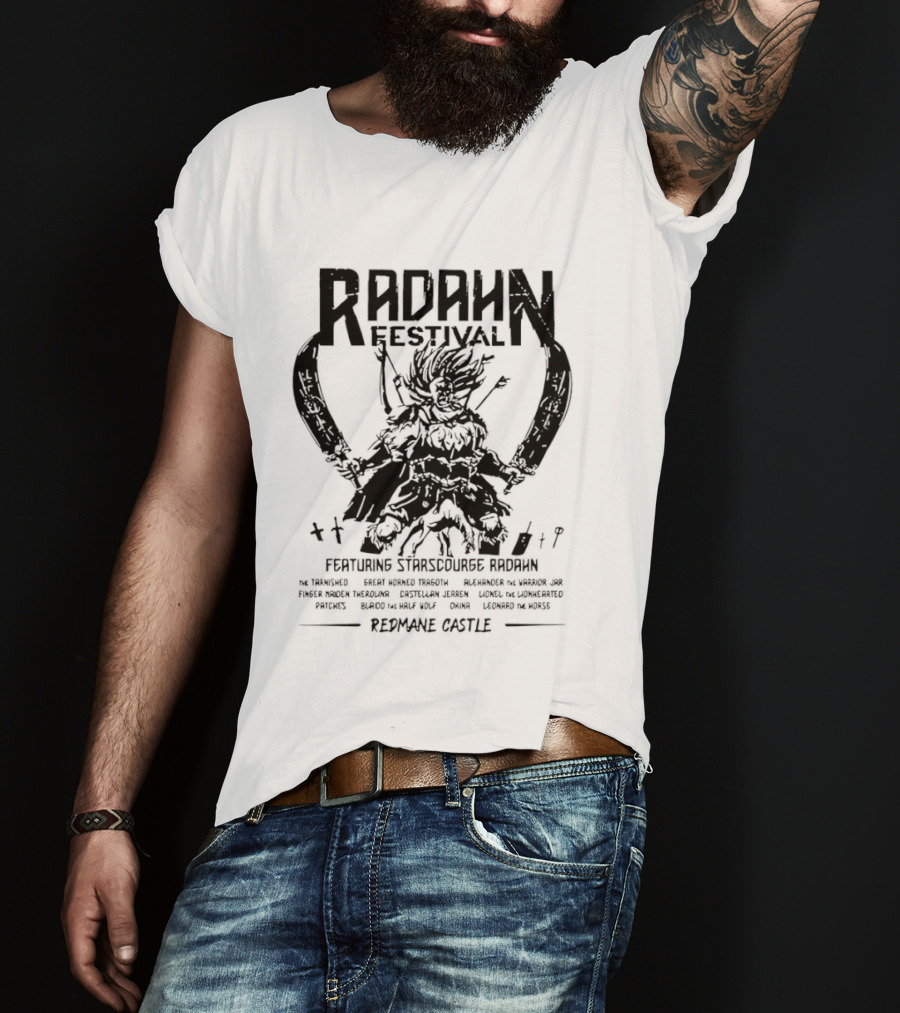 Radahn Festival Starscourge Elden Ring Redmane Castle The Tarnished Blaidd T-Shirt