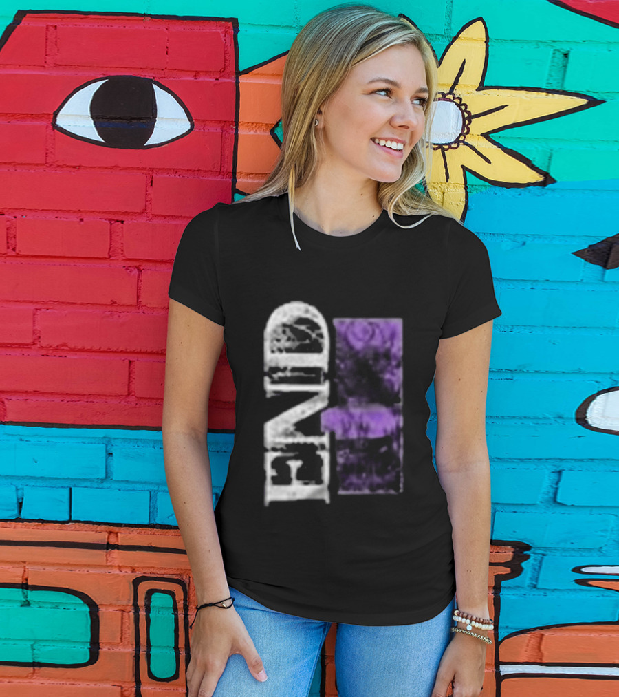 Closed Casket Activities End Victim Purple Black T-Shirt