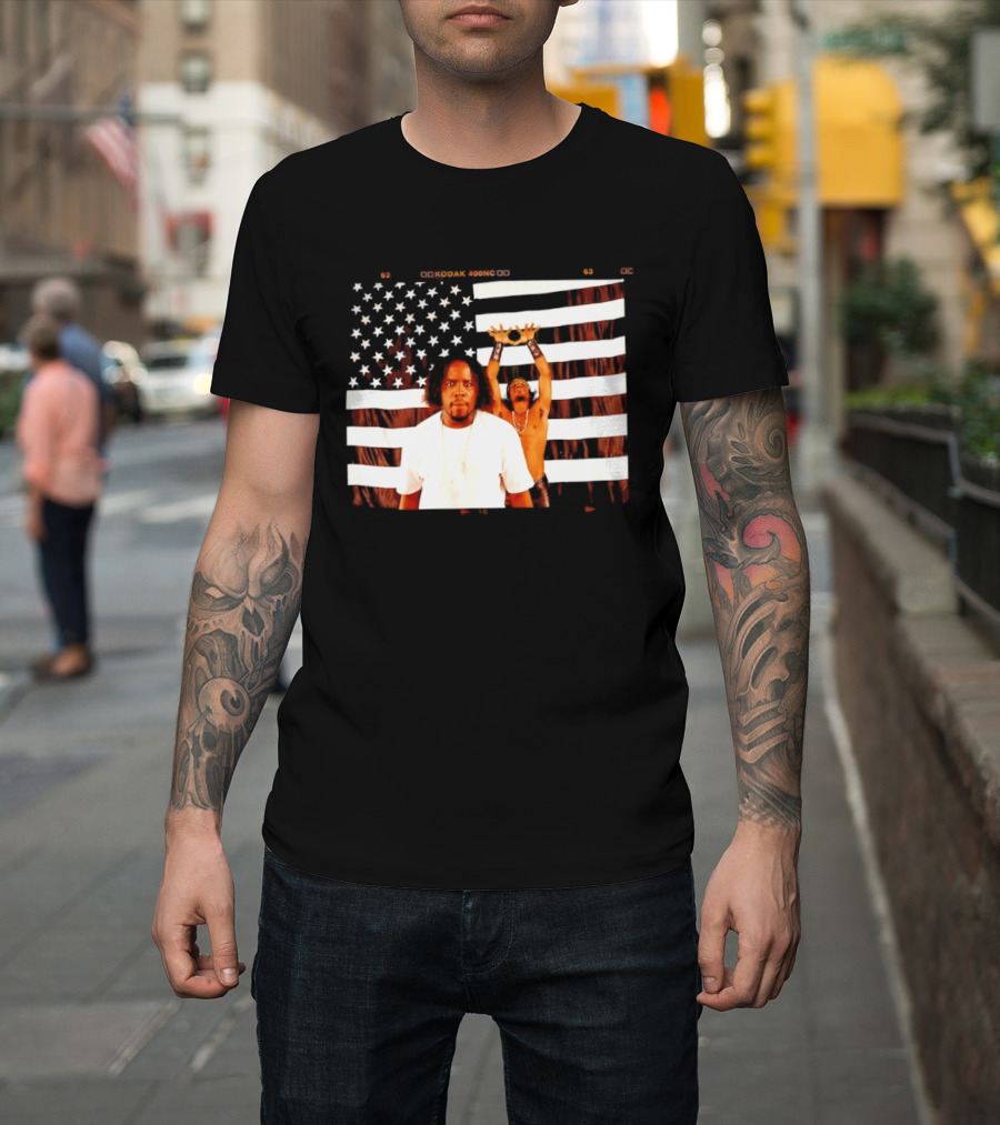 Outkast American Flag Andre 3000 Big Boi Performance USA Stars And Stripes T-Shirt