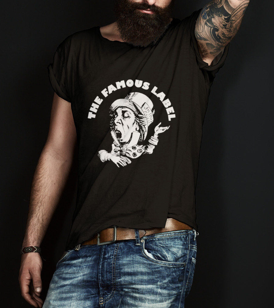 The Famous Label Mad Hatter Screaming T-Shirt