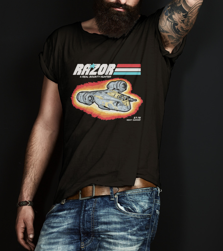 Razor A Real Bounty Hunter ST 70 Heavy Gunship T-Shirt