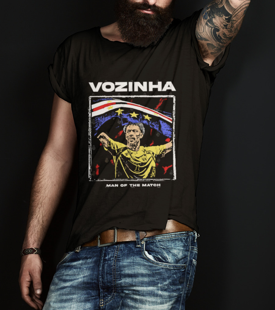 Vozinha Cape Verde National Football Team Man Of The Match T-Shirt