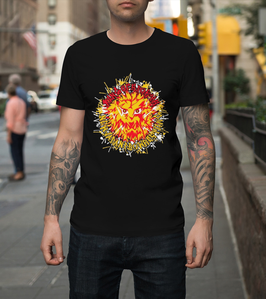 NJPW Lion Mark King Of Sports Hakaima Ga Ore No Jinganaki T-Shirt