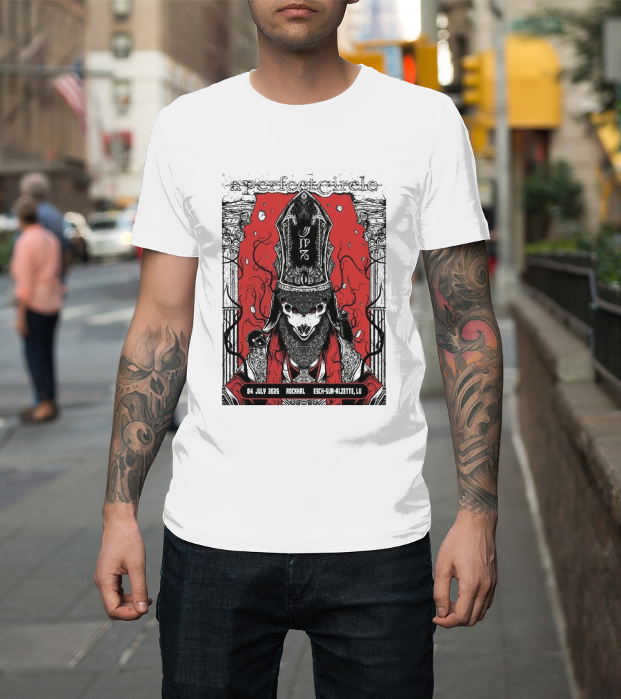 A Perfect Circle Esch Sur Alzette Rockhal 4 July 2025 Event T-Shirt