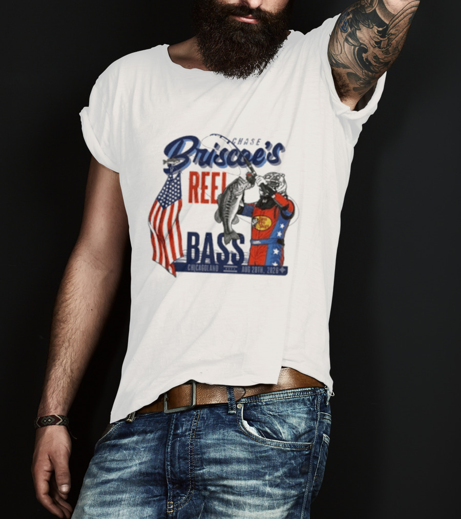 Chase Briscoe's Reel Bass Pro Shops Chicagoland Aug 28th 2026 T-Shirt
