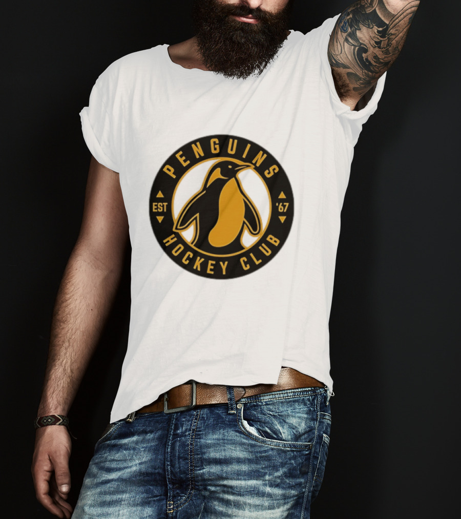 Penguins Hockey Club Est 1967 NHL Circular T-Shirt