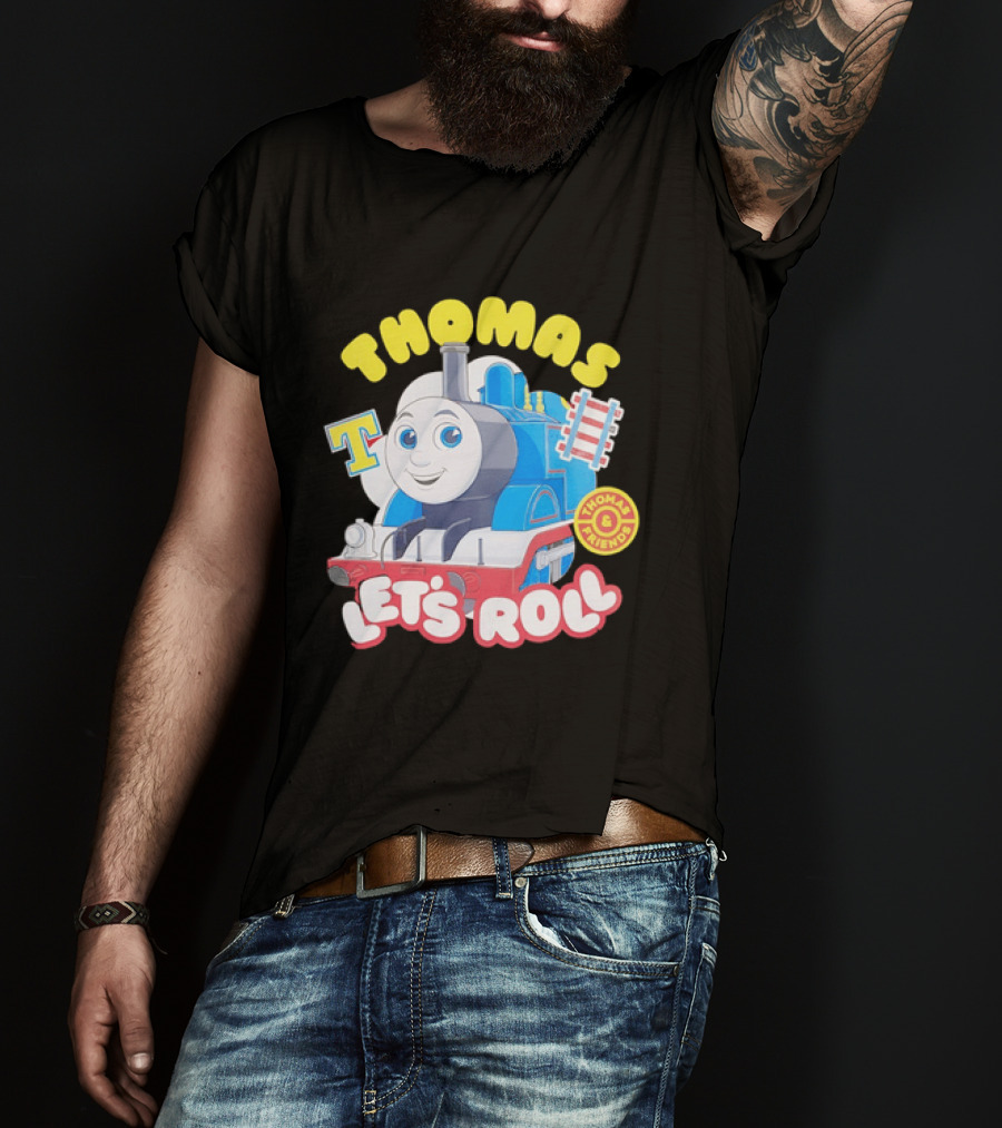 Thomas The Tank Engine Let's Roll Thomas And Friends T T-Shirt