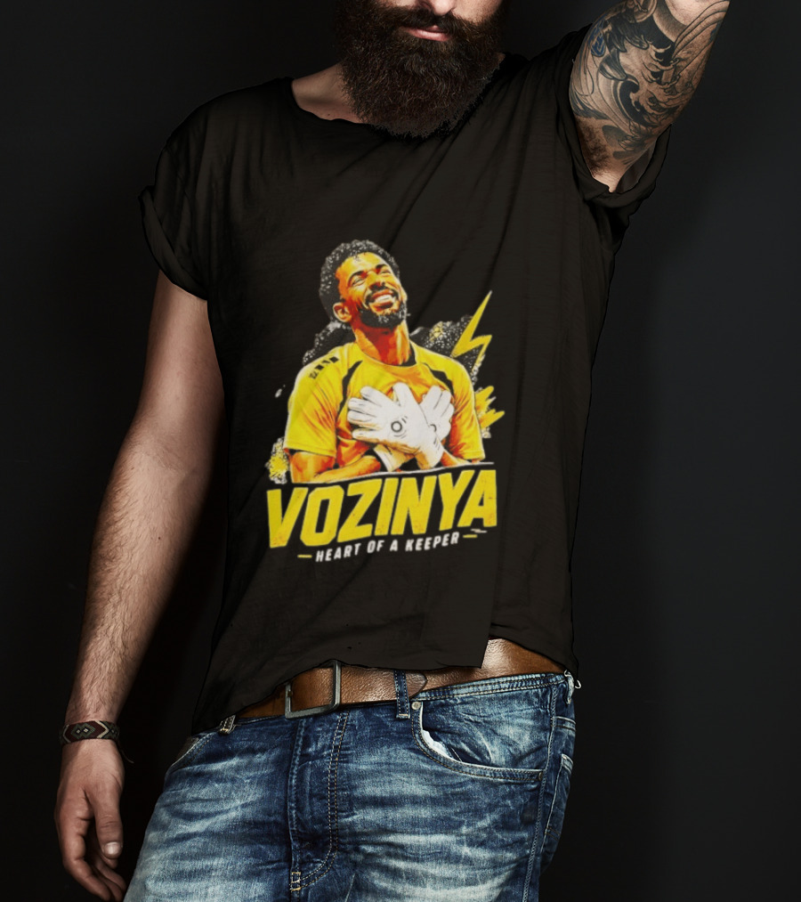 Vozinya Heart Of A Keeper Cape Verde Football Goalkeeper T-Shirt