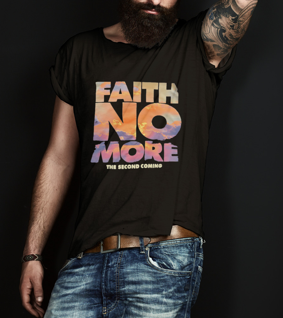 Faith No More The Second Coming Sunset Cloud Band T-Shirt
