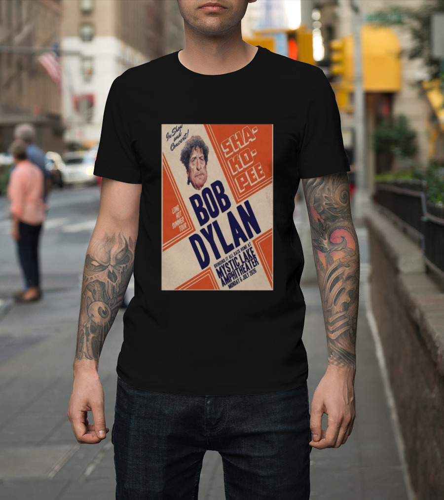 Bob Dylan Long Hot Summer Tour Mystic Lake Amphitheater Shakopee 6 July 2026 T-Shirt
