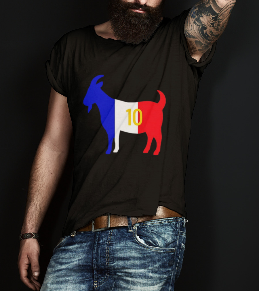 France Goat 10 Kylian Mbappe French Football Soccer Legend T-Shirt