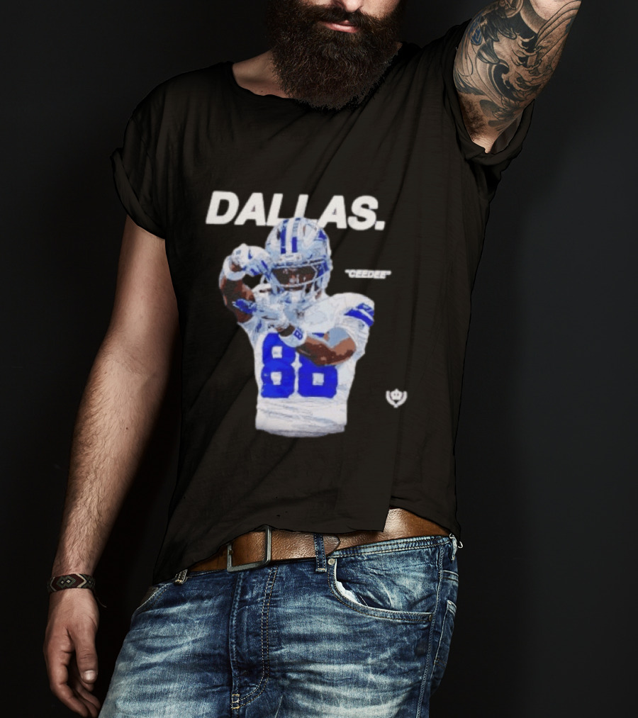 CeeDee Lamb Dallas 88 Cowboys Wide Receiver Football Player T-Shirt
