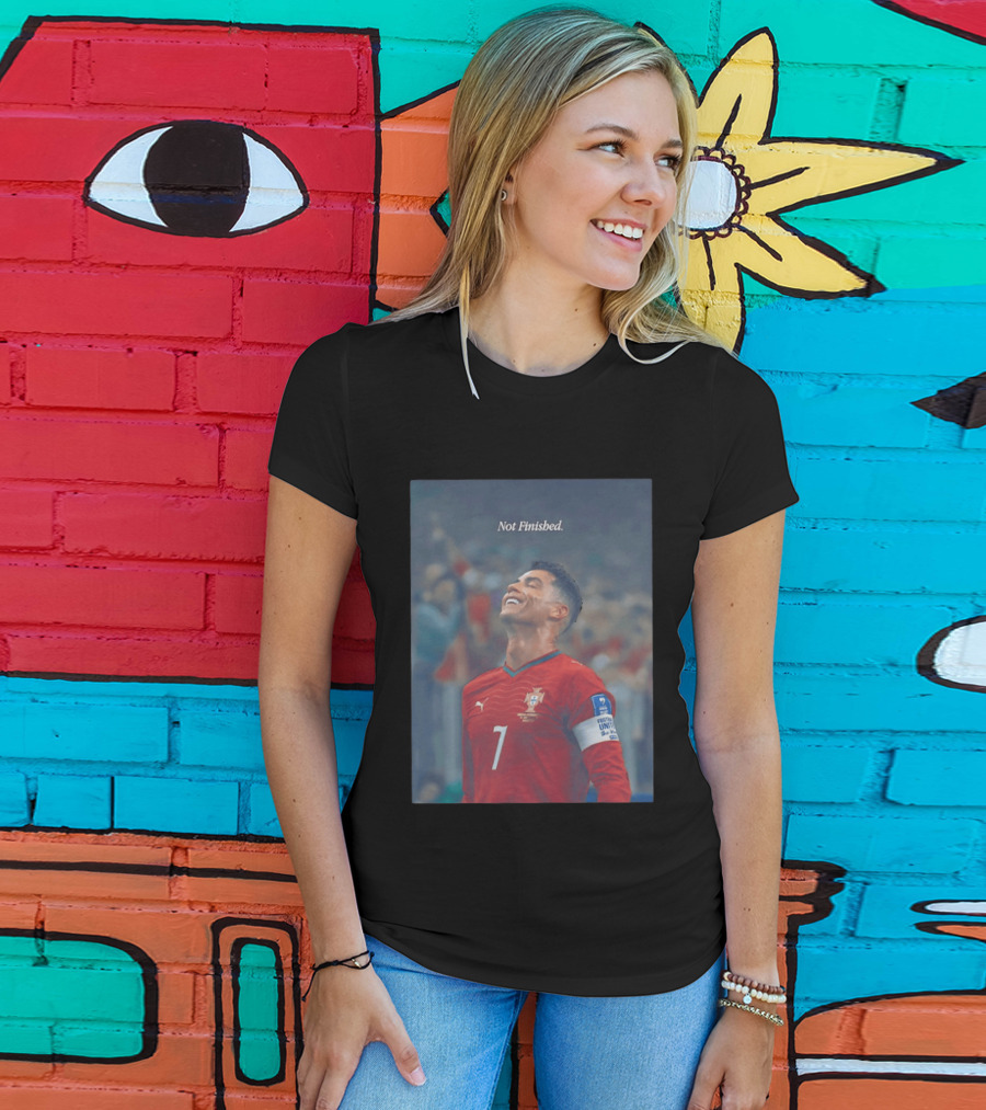 Cristiano Ronaldo Not Finished Portugal National Team Legendary Comeback Red Jersey Iconic Number 7 T-Shirt