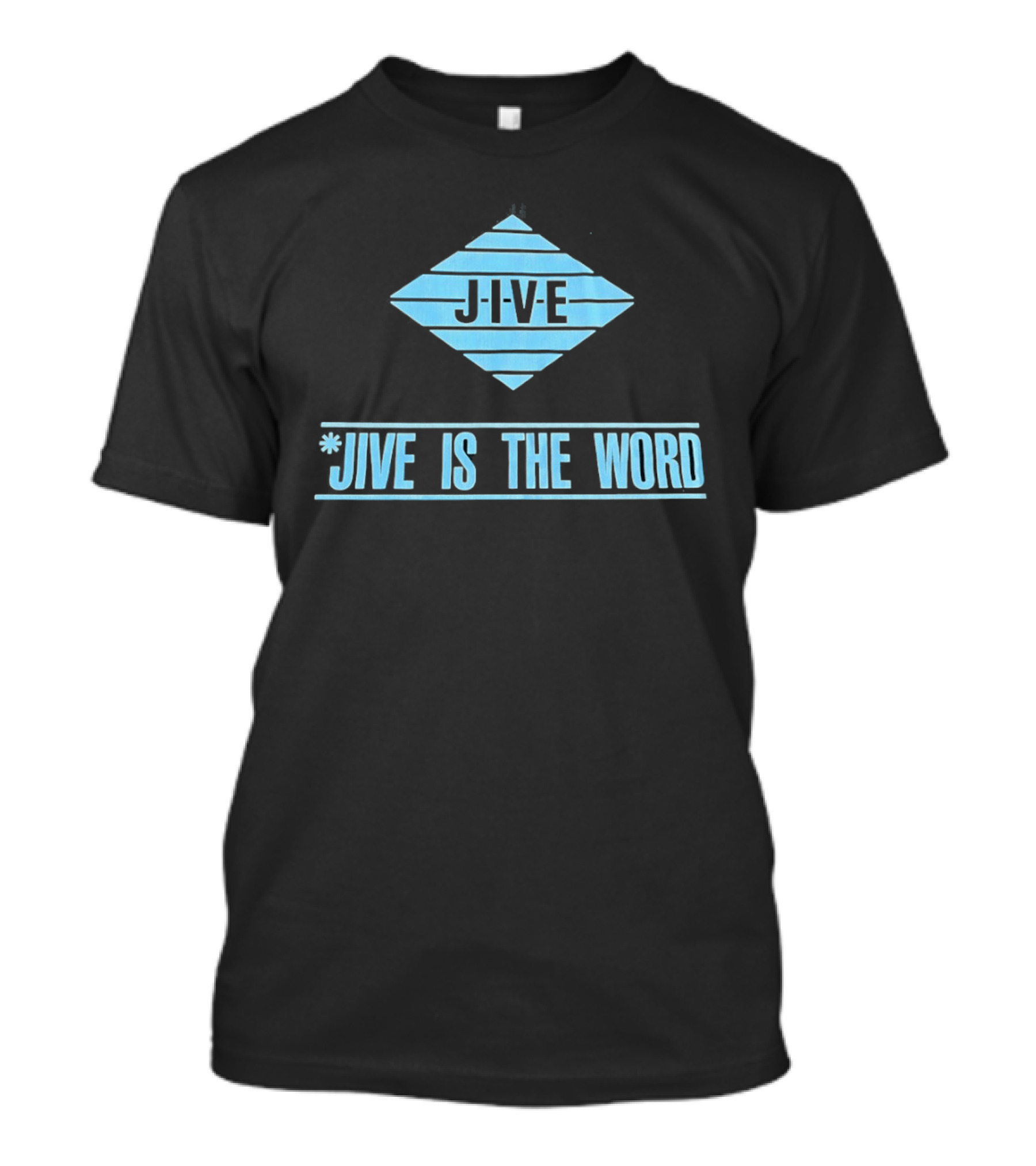 Jive Is The Word Diamond Shape Retro Music T-Shirt