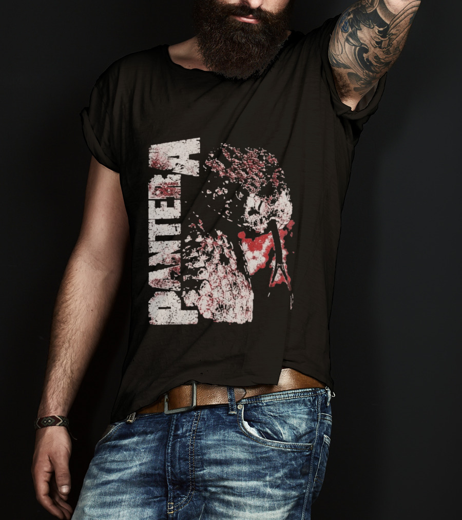 Pantera UK And EU Tour 2026 Rattlesnake Snake Skull Band T-Shirt