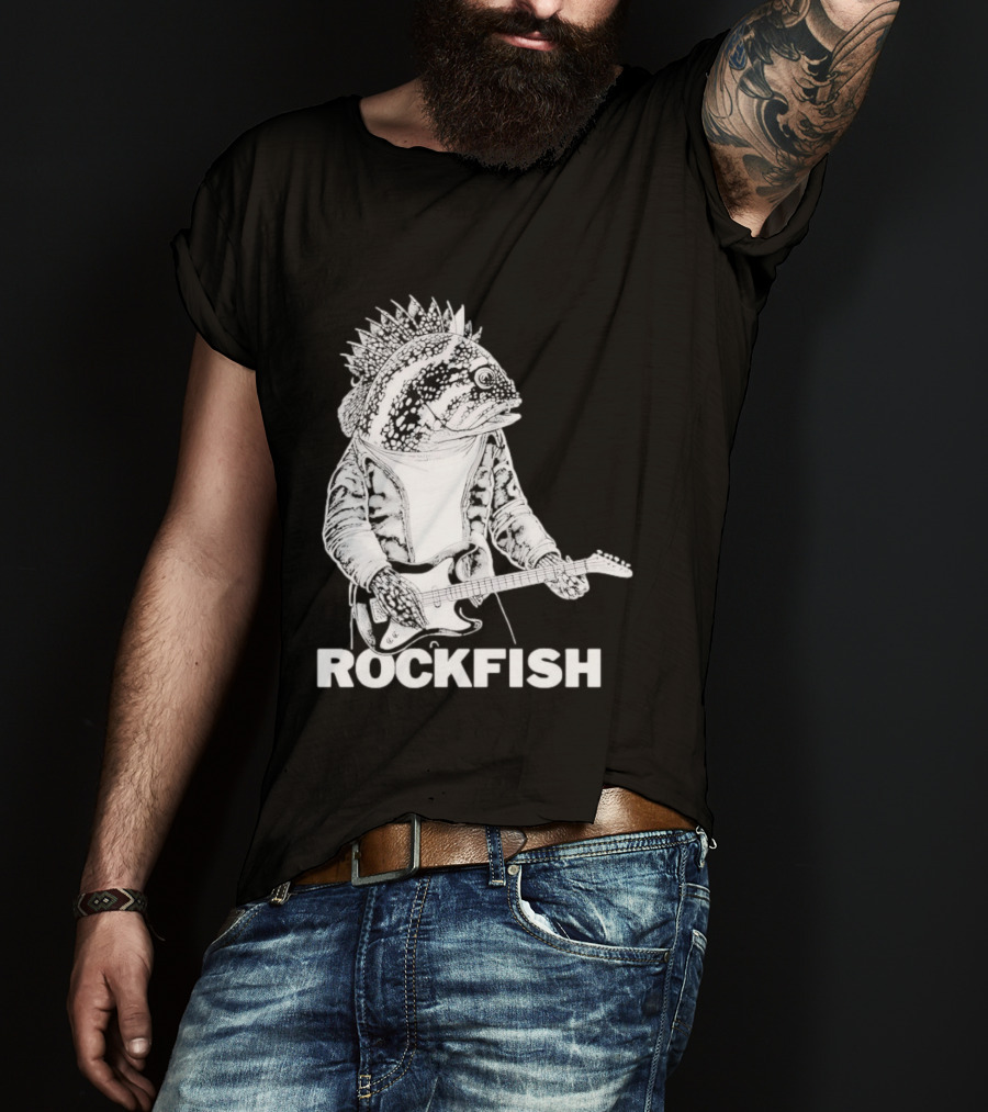 Rockfish Jacket Electric Guitar Performance T-Shirt