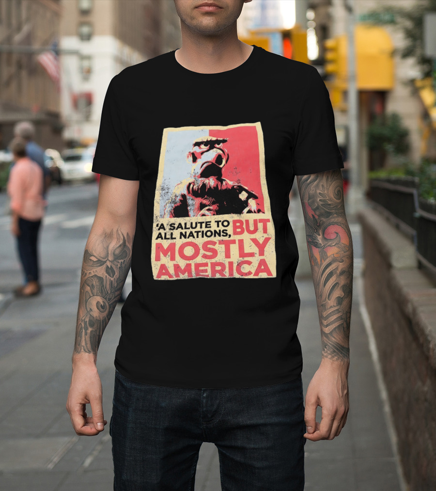 Sam The Eagle A Salute To All Nations But Mostly America Muppets T-Shirt