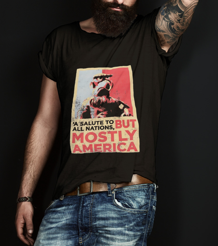 Sam The Eagle A Salute To All Nations But Mostly America Muppets T-Shirt