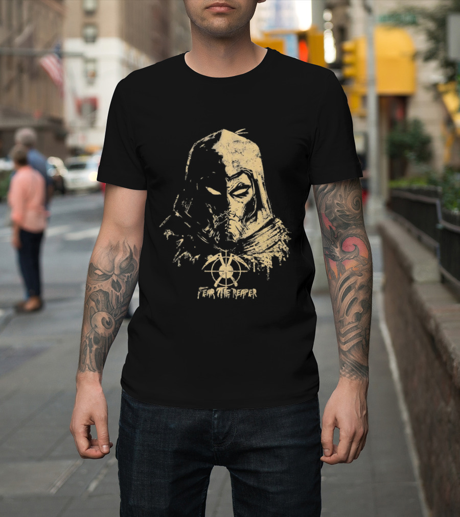 Scarecrow Batman Arkham Series Fear The Reaper Distressed T-Shirt