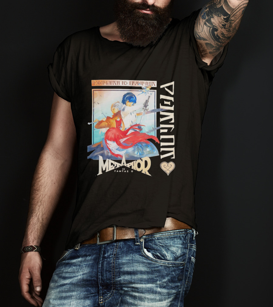 Metaphor ReFantazio Characters Fantasy Art Gaming Adventure T-Shirt