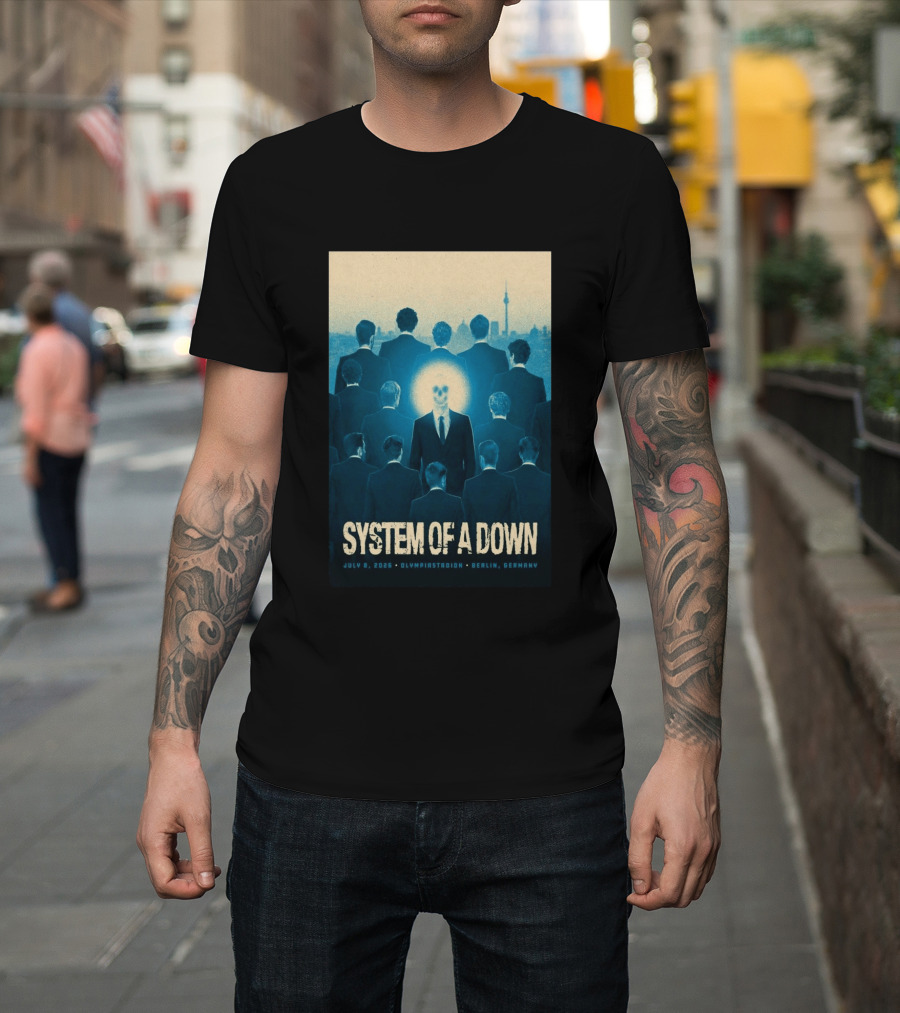 System Of A Down July 8 2026 Olympiastadion Berlin Germany T-Shirt