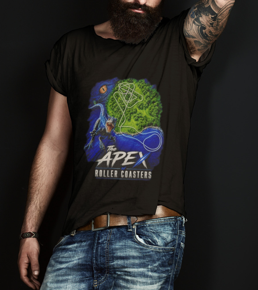 The Apex Of Roller S Raptor Dinosaur Adventure T-Shirt