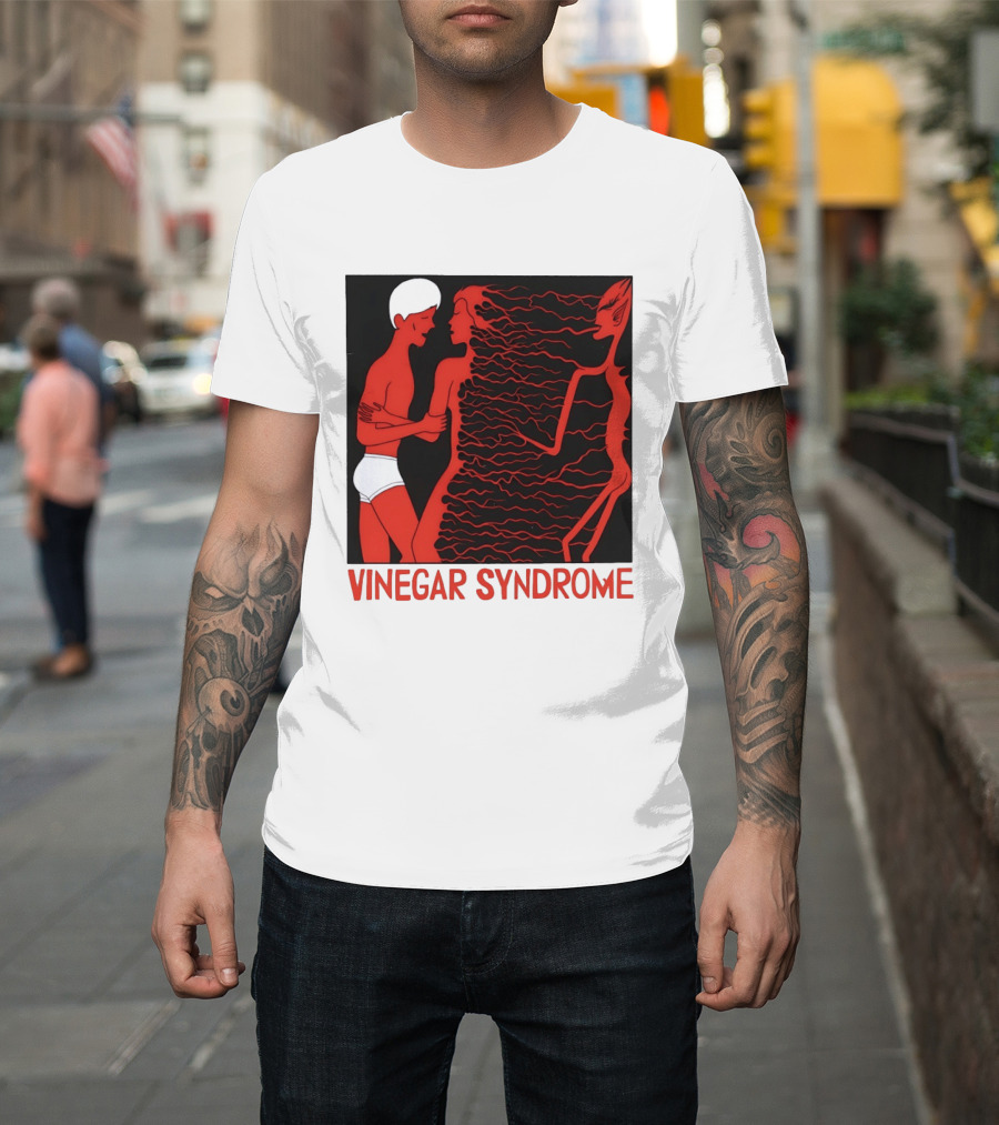 Vinegar Syndrome Cult Film Horror Home Video Vintage Aesthetic T-Shirt