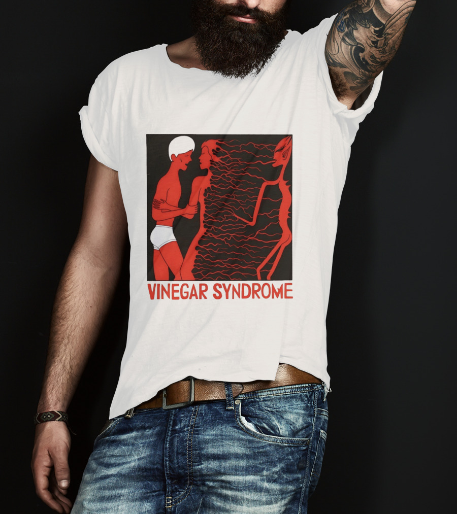 Vinegar Syndrome Cult Film Horror Home Video Vintage Aesthetic T-Shirt