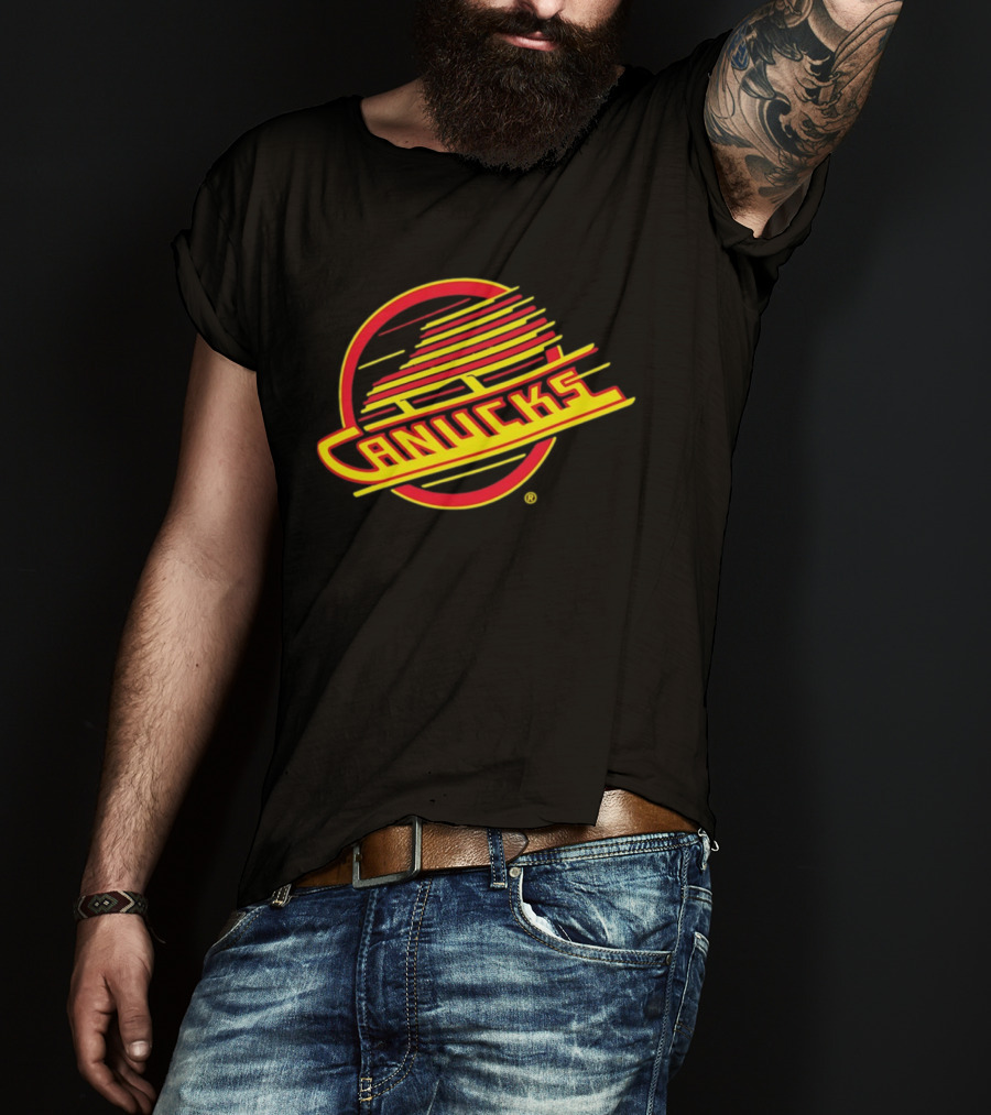 Vancouver Canucks Skate Logo NHL Hockey T-Shirt