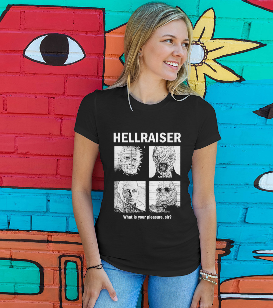 Hellraiser What Is Your Pleasure Sir Iconic Characters Montage T-Shirt
