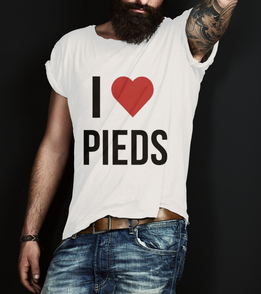 I Heart Pieds T-Shirt