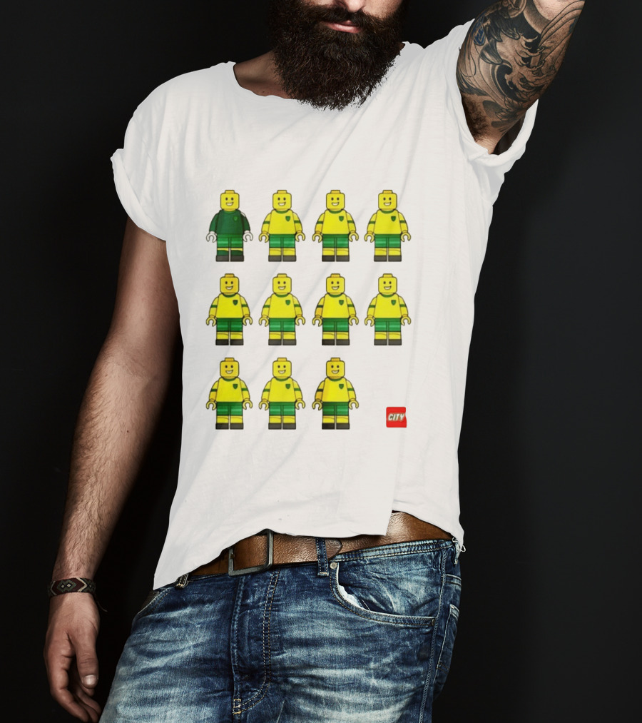Norwich City F.C. Lego Minifigures Team Formation T-Shirt