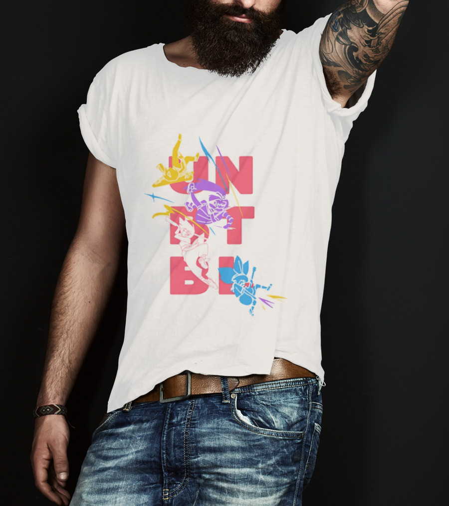 Unbeatable Anime Collage Manga Colorful T-Shirt