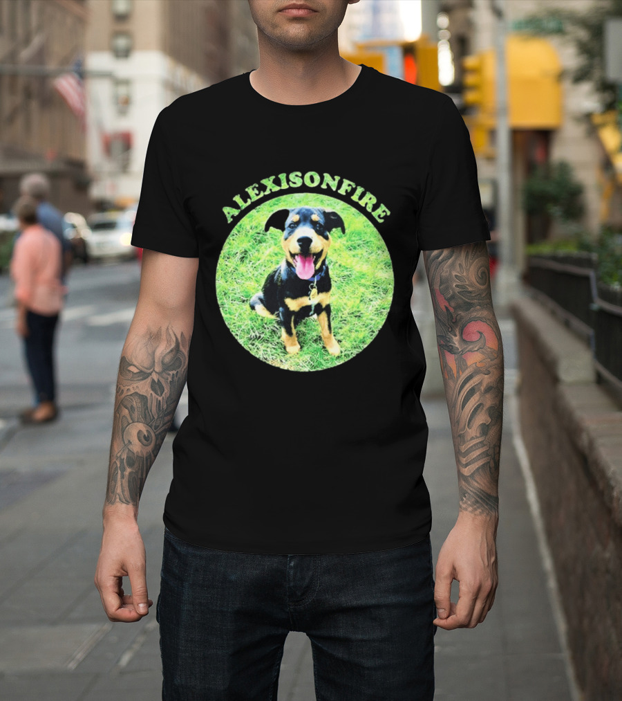 Alexisonfire Pupper Dog On Grass T-Shirt