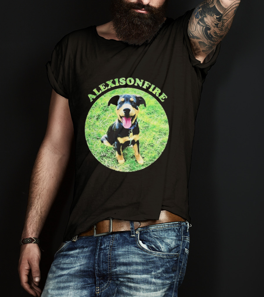 Alexisonfire Pupper Dog On Grass T-Shirt