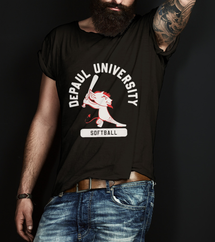 DePaul University Blue Demons Billy Softball T-Shirt