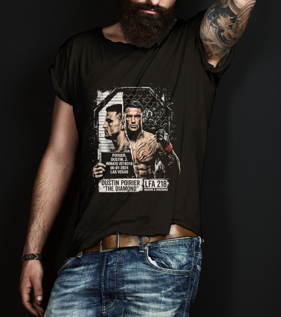 Dustin Poirier The Diamond Shot Las Vegas LFA 218 T-Shirt