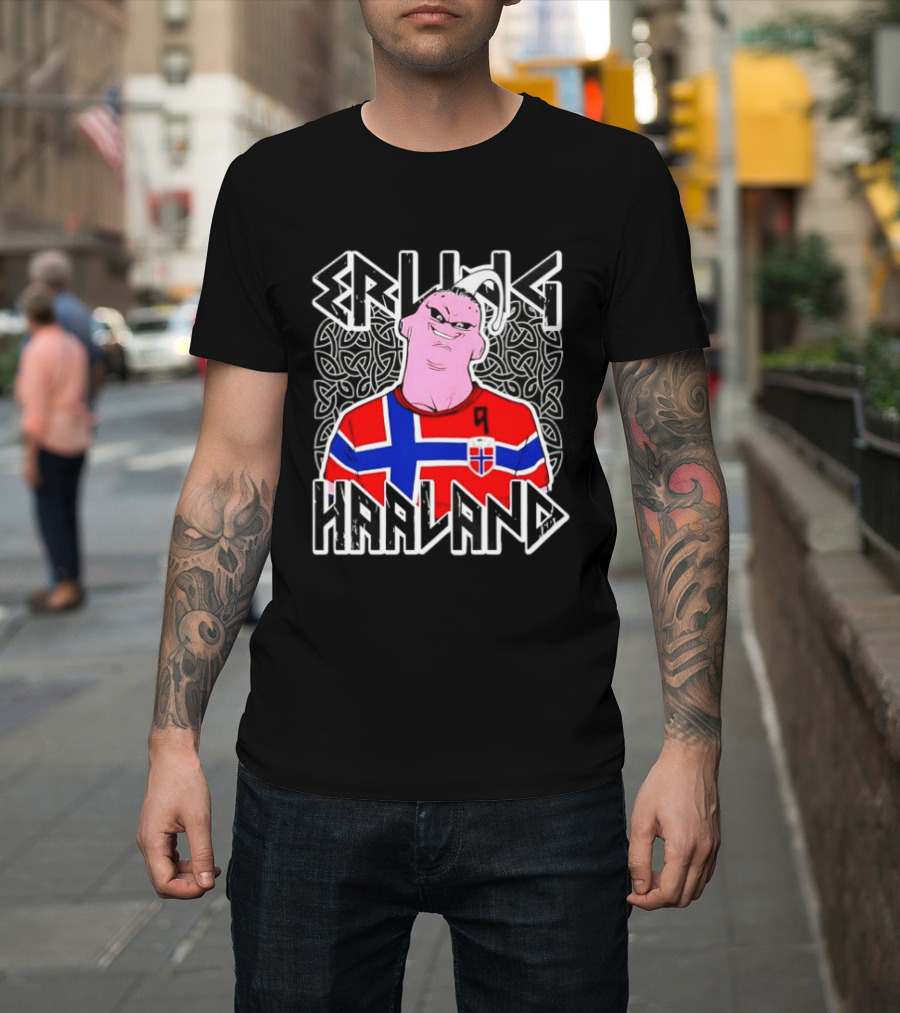 Erling Haaland Majin Buu Norway National Team T-Shirt