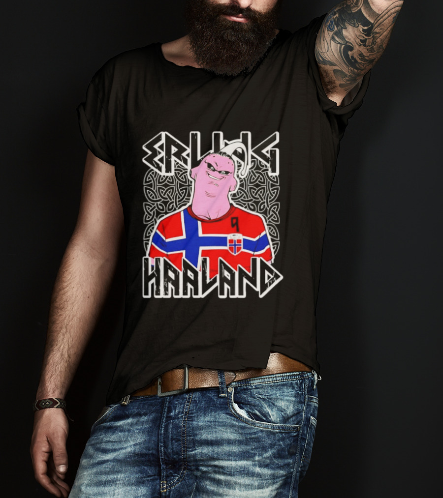 Erling Haaland Majin Buu Norway National Team T-Shirt