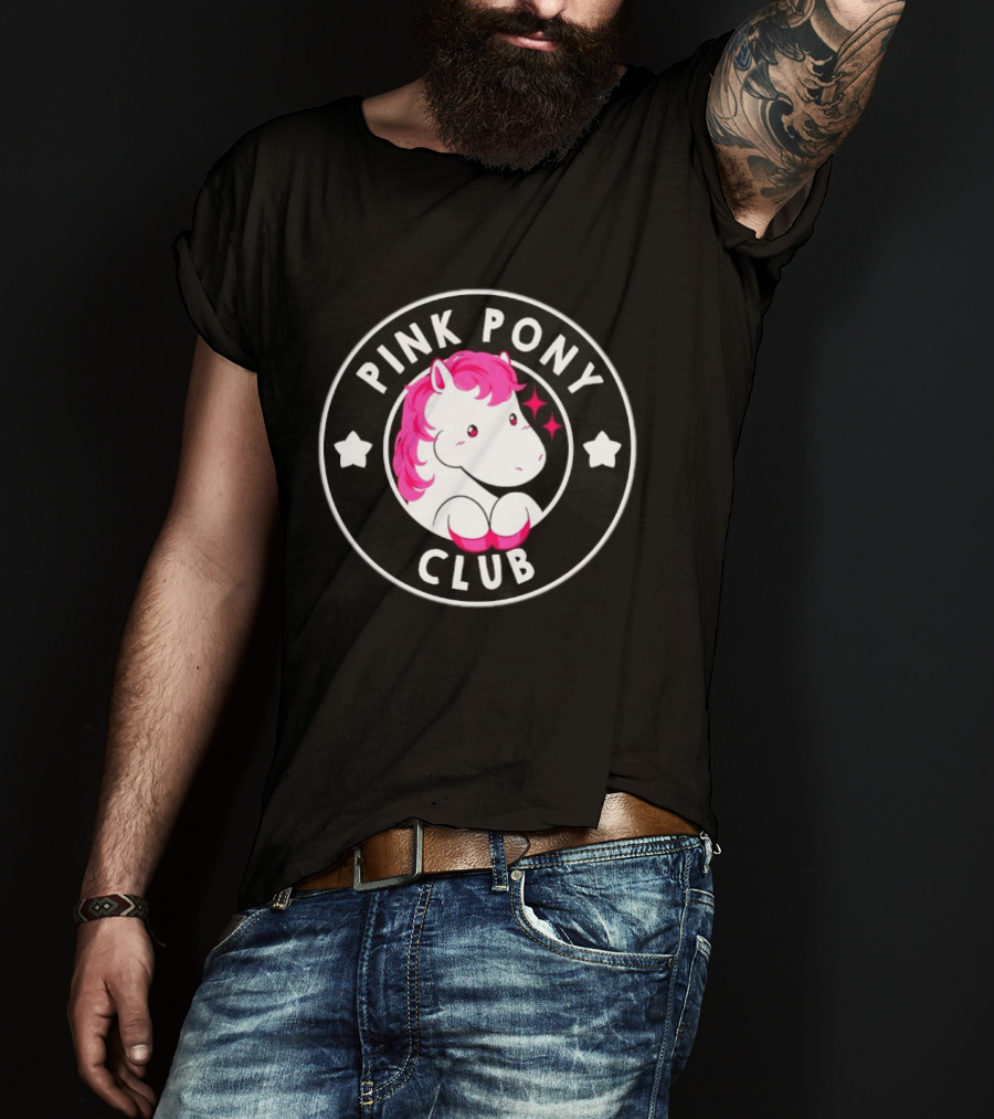 Pink Pony Club Chappell Roan Music Pop Cute Horse Icon Trend T-Shirt